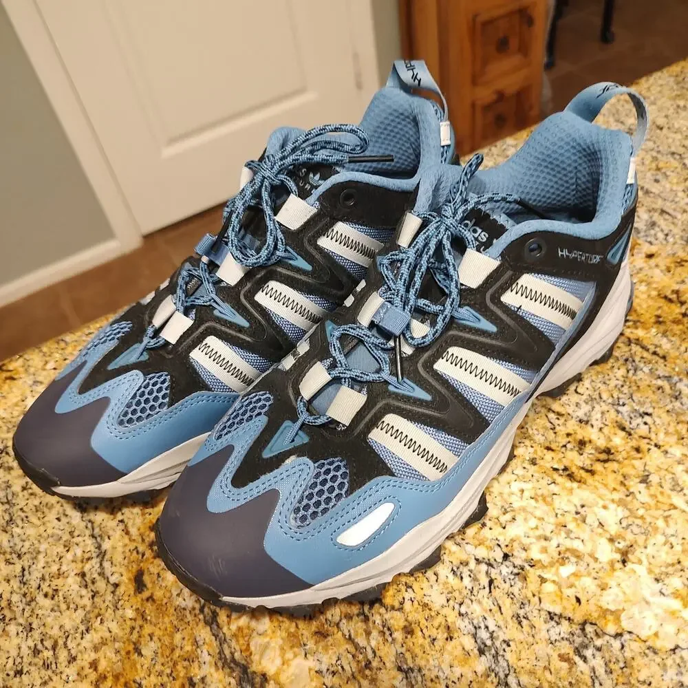 Adidas Men's Hiking Shoes Blue/Black Size 9.5 ID AGW8675